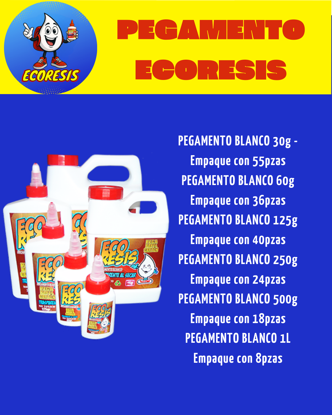 Pegamento Ecoresis